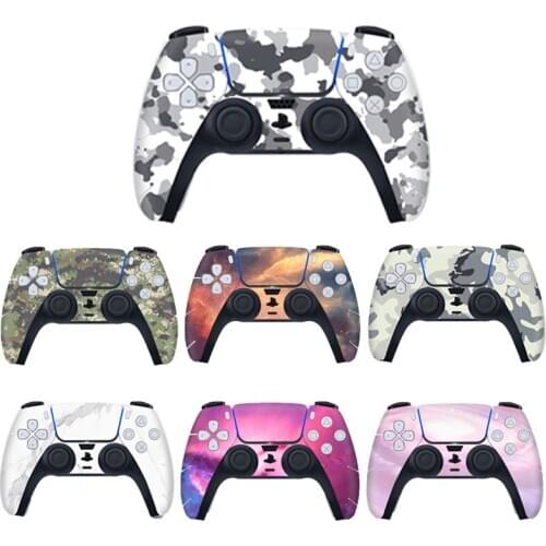 Camouflage Skin Sticker For PS5 Gamepad Joystick for PlayStation 5 Controllers Control Decal Cover For PS5 Accessories