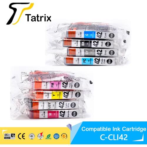 New Ink Cartridge CLI-42 CLI42 With Chip Compatible For Canon PIXMA Pro-100 100S Printer