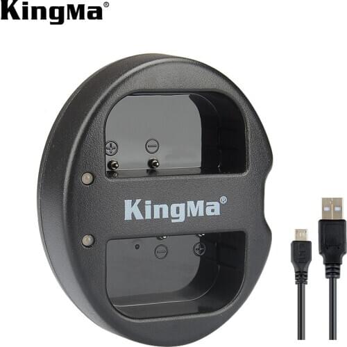 KingMa BLF19E Battery Charger USB Dual Charger For Panasonic DMW-BLF19E Battery PDZ-BLF19E DMC-GH4 GH5 GH5S GH3 DC-G9LGK Cameras