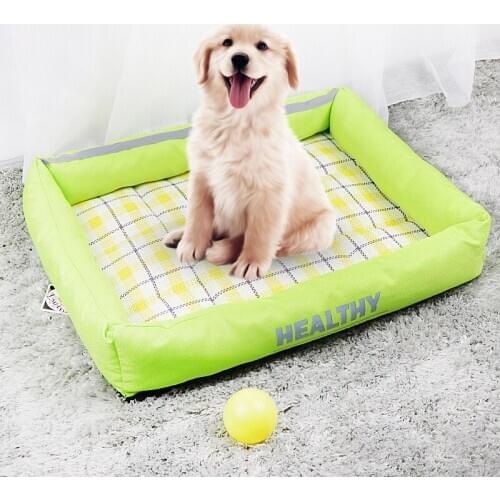 Dog Oxford Bed Brathable Summer Cooling Bed For Pet Puppy Top Quality Waterproof dog bed large dog medium Dog Cave Kennel
