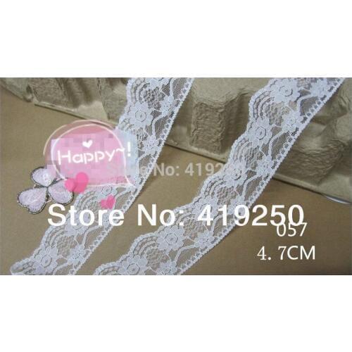 300yard 4.7cm wide Handicrafts Net Lace Trim Ribbon Flat Lace Trim Gorgeous Wedding Crafts Sewing
