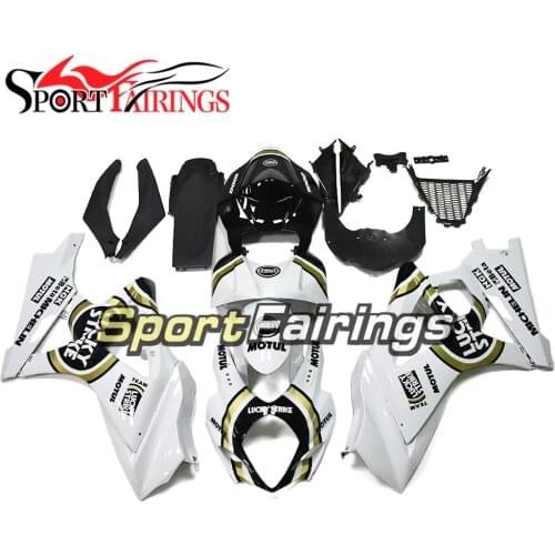 Bodywork For Suzuki GSXR1000 GSX-R 1000 K7 07 08 2007 2008 Injection ABS Plastic Motorcycle Lucky Strike White Gold Fairing Kit