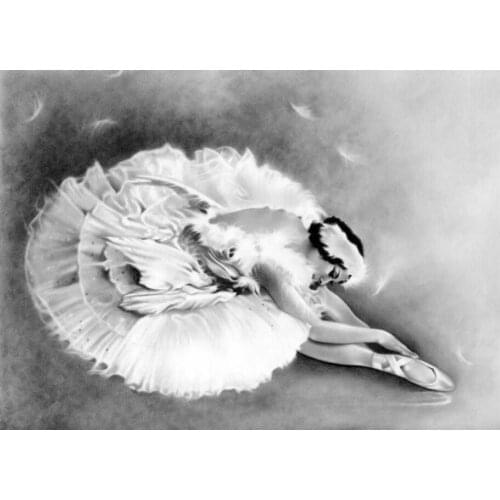 Top Quality Hot Selling Lovely Beautiful Counted Cross Stitch Kit Ballerina Ballet Dancer