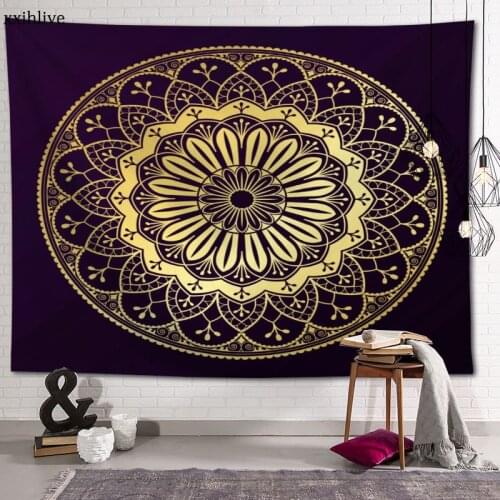 Wall Tapestry Mandala Background Decorative Wall Hanging For Living Room Bedroom Dorm Room Home Decor 70x95cm,100x150cm