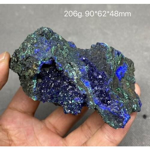 Natural azurite mineral cristal espécime da província de anhui, china