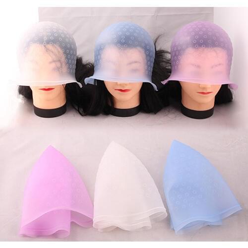 New Style Professional Silicon Reusable Hair Colouring Highlighting Dye Cap Frosting Tipping