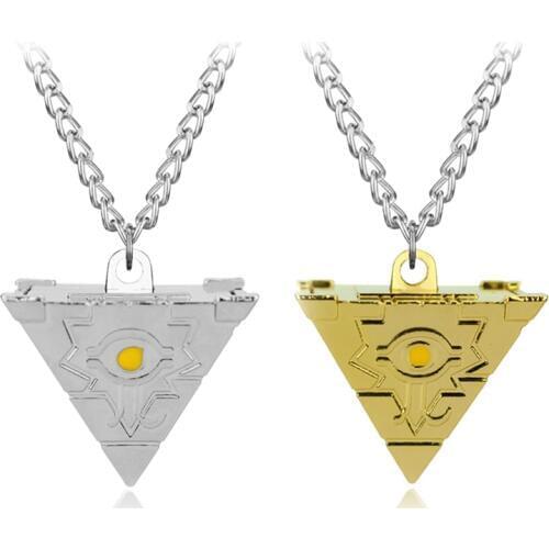 Wholesale Anime 3D Yu Gi Oh Cosplay Pyramid Egyptian Eye Of Horus Yu-Gi-Oh Necklace Yugioh Millenium Pendant Necklace-30