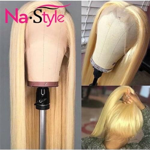 Human Hair Wigs HD Lace Part Wig 613 13*1 Lace Front Wig Blonde Wig Remy Brazilian Human Hair Wigs For Woman 130