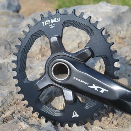 Pass Quest Oval Chainring 96bcd Mtb Narrow Wide Bicycle Chainwheel 32/34/36/38/40/42t For Deore Xt M7000 M8000 M9000 Crankset