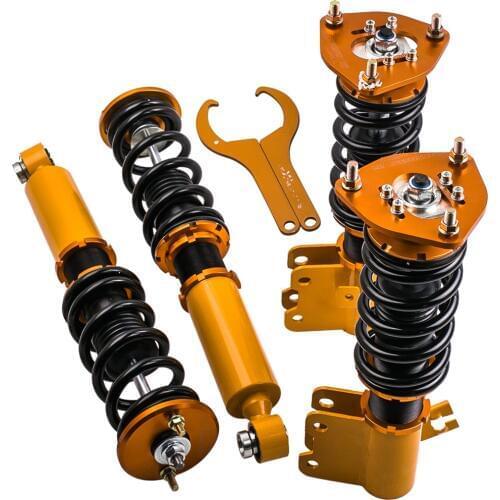 Coilovers Suspension Coil Struts For NISSAN S13 180SX 200SX Silvia S13 180SX 200SX 240SX 1989-1998 Front + Rear 4pcs