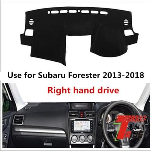 TAIJS Factory Simple Good Quality Polyester Fibre Car Dashboard Cover For Subaru Forester 2013 14 15 16 17 18 Right hand drive