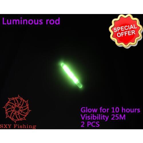 SXY FISHING Luminous rod Light stick Glow for 10 hours Visibility 25M Necessary for fishing at night