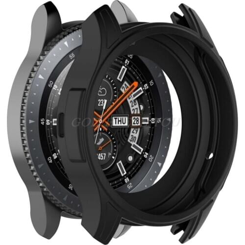 Silicone Soft Shell Protective Frame Case Cover Skin For Samsung Galaxy Watch 46mm Gear S3 Frontier Drop Shipping