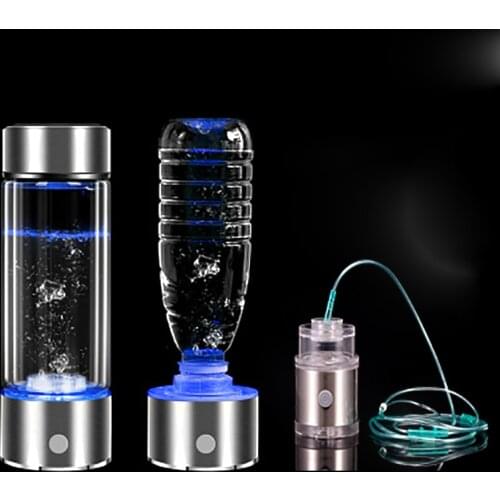 SPE/PEM Hydrogen Generator Cup Water Filter Alkaline Maker Hydrogen-Rich Water Portable Bottle Lonizer Pure H2 Electrolysis
