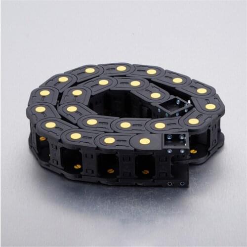 High quality fast shipping of CNC parts 1pcs 1 meter nylon cable drag chain for CNC router multiple models inner height 25/30