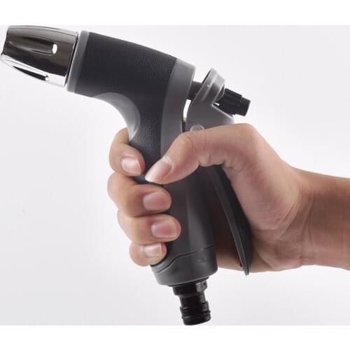 High Quality Adjustable Zinc Alloy Nozzles High Pressure Power Garden Water Gun For Watering Hose Spray Gun Car Wash Cleaning