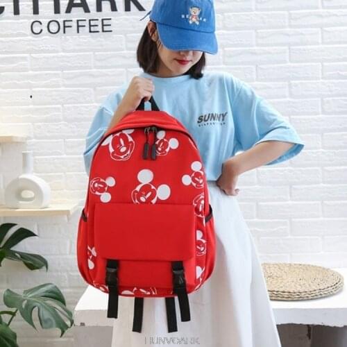Mikcy Women Backpack Laptop Mochila Lovely Print School Bag Teenager Girls Bookbag Rucksack Femal Leisure Travel Bagpack
