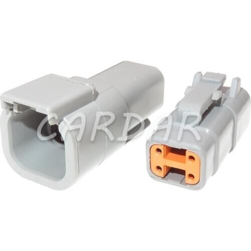 1 Set 4 Pin DTM Series DTM06-4S/ATM06-4S Electrical Auto Connector Automotive Plug For Car Wiring Harness