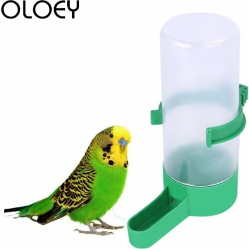 1pc Bird Water Drinker Feeder Waterer with Clip Pet Bird Supplies Dispenser Bottle Drinking Cup Bowls For Pet Parrot Cage Produc