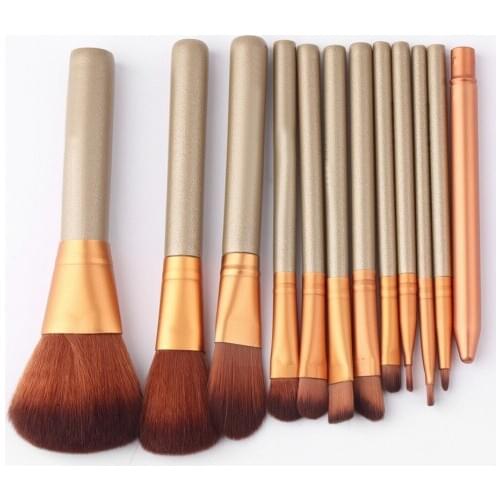 12 Pcs Makeup Tools Kit Cosmetic Eyeshadow Foundation Concealer Brushes Set Hot Selling