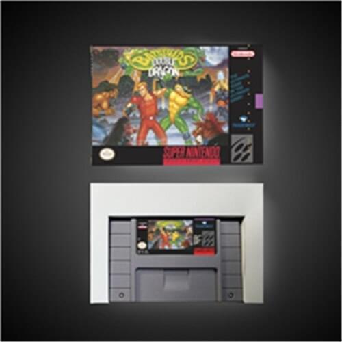 Battletoads & Double Dragon - Action Game Card US Version with Retail Box