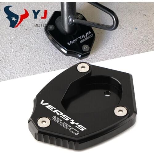 Side Stand Enlarge Kickstand Fit For KAWASAKI VERSYS650 VERSYS 650 2015-2020 2019 Motorcycle Accessories Sidestand Foot Enlarger