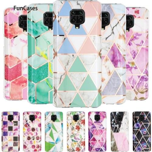 Phones Cases For armor Xiaomi Redmi Note 9 Pro Fundas Mosaic Soft TPU Protector Estuche sFor capa Xiaomi Redmi Note 9 Pro Max 9S