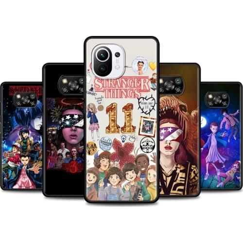Shell For Poco X3 M3 Pro NFC F1 Caso for Mi Note 10 Lite Fundas for Mi CC9 Pro CC9E A3 A2 Coque Stranger Things Christmas Lights