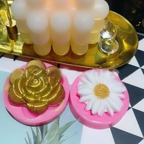 Sunflower Xiao Zou Ju Decorative Silicone Mold Car Air Outlet Aromatherapy Simulation Small Flower Accessory Mold