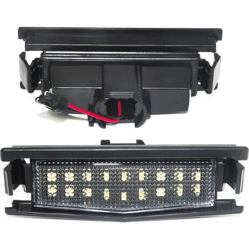 For Mazda 2 2016 MX5 Miata 2016up white LED Car Rear license plate light number plate lamp