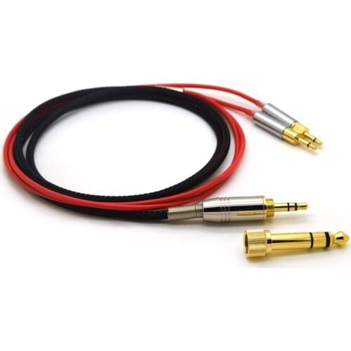 Cable for Sennheise Headphone HD700 HD 700 Headphones Replacement Audio Cable Cords 3.5mm to 6.35mm Jack