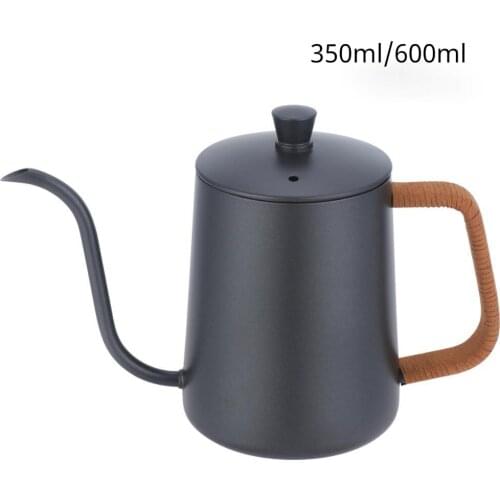 Coffee Pot 350ML/600ML Long Narrow Spout Pour-Over Kettle Gooseneck Spout Drip Coffee Pot Perfect for Coffee Maker