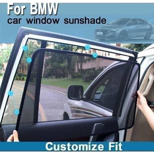 For BMW 3 Series E30 E36 E46 E90 E91 F30 X1 X2 X3 X5 Magnetic Special Curtain Window SunShade Mesh Shade Blind Fully Covered