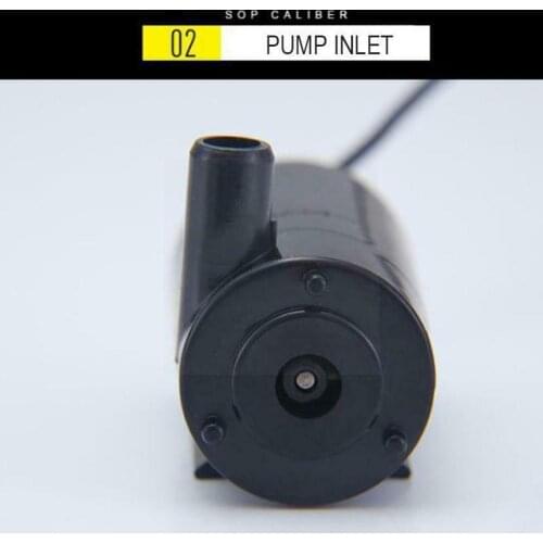 Usb 1 Meter Cable Mute Small Pump Mini Submersible Pump Water Water Small Pump New Watering Black 5v Pump D0O4