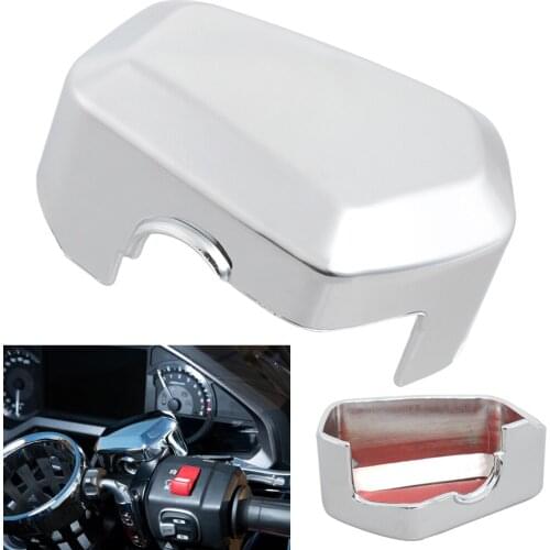 Motorcycle Chrome Brake Master Cylinder Head Cover Protector Accessories Front Left For Honda 2018-2020 Goldwing GL1800 GL 1800