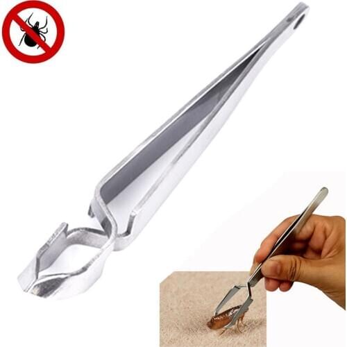 Tick Remover Tool Set Tick Hook Stainless Steel Tick Picker Flea Removal Tool For Dogs Cats Flea Comb