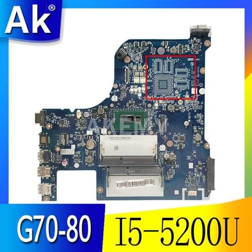 NM-A331 Laptop motherboard for Lenovo G70-80 original mainboard I5-5200U