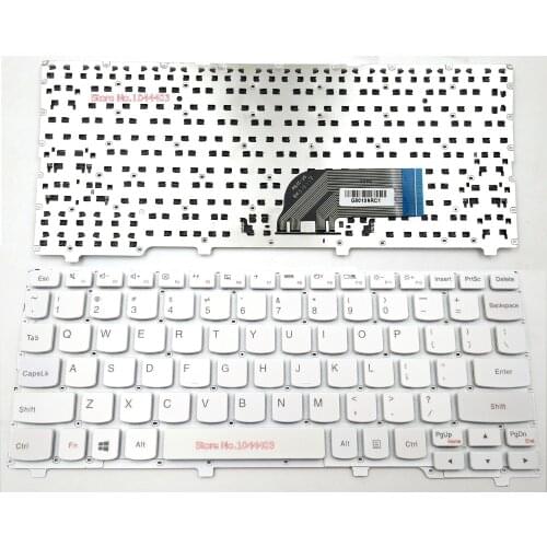 New For Lenovo Ideapad 100S-11IBY Laptop Keyboard US Layout White Without Frame