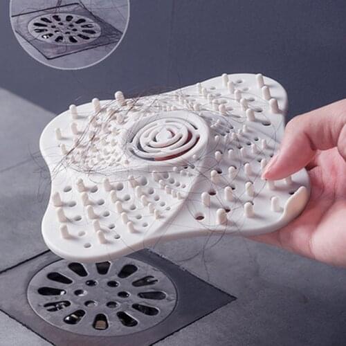 New Bathroom Hair Filter Star Bathroom Drain Hair Catcher Bath Stopper Plug Sink Strainer Filter Shower Home Accessories#1
