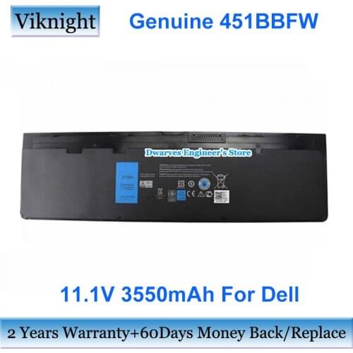 Original laptop battery for Dell Latitude E7240 E7250 E7270 451-BBFX 451-BBKI HJ8KP F3G33 J31N7 GVD76 battery 3550mAh 11.1V