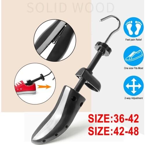 Adjustable Flats Pumps Boots Heels Expander Trees Men/Women Shoe Stretcher Wooden Tree Shaper Corn Bunion Blister Size 36-48