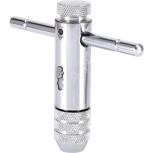 3mm-8mm Reversible T-Handle Ratchet Wrenches M3-M8 T Bar Handle Ratchet Tap Wrench Holder For Tap And Die Set Big Promotion