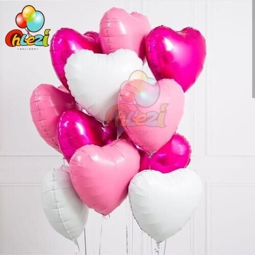 10pcs Heart balloons helium foil balloon metallic wedding birthday Party DIY Decorations Anniversary globos baby shower toys