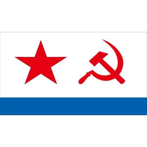USSR Soviet Navy Flag Polyester Russian National Flag For Victory Day CCCP Flags 90x150cm