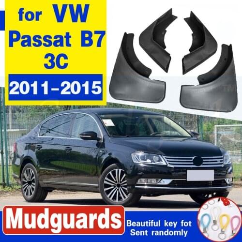 Front Rear Molded Car Mud Flaps For European VW Passat B7 2011-2014 2012 2013 Mudflaps Splash Guards Mud Flap Mudguards Fender