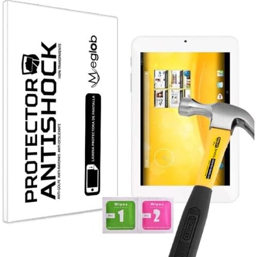 Screen protector Anti-Shock Anti-scratch Anti-Shatter compatible with Tablet Trekstor Surftab Xiron 70