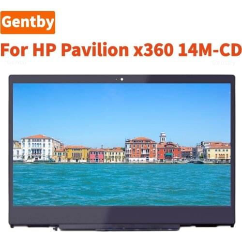14 " HD LCD Panel Touch Screen Assembly Bezel with Board for HP Pavilion x360 14m-cd0000 14-cd0011nr 14m-cd0001dx and More