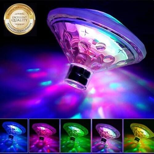 1 Pcs Floating Underwater Swimming Pool Water LED Light Pond Lamp Waterproof Outdoor Party Light Swimming Pool Accessories