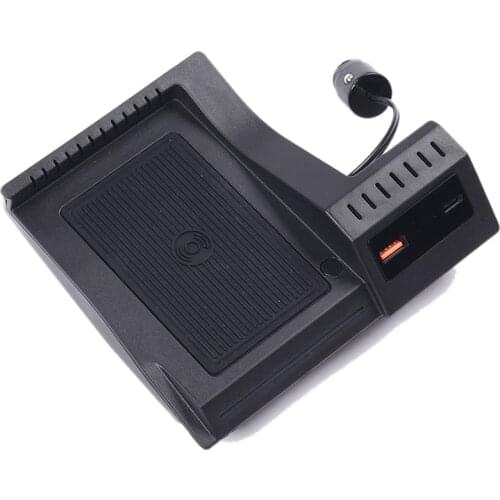 15W Car Wireless Charging Phone Charger for Mercedes Benz W205 C43 C63 AMG GLC 43 GLC63 X253 C Class 2015-2020