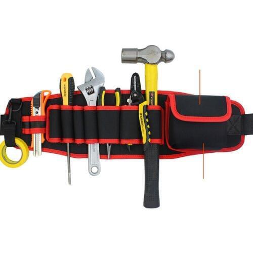 16*125cm Car repair equipment electician storage bag waist pack pockets belt tool bag